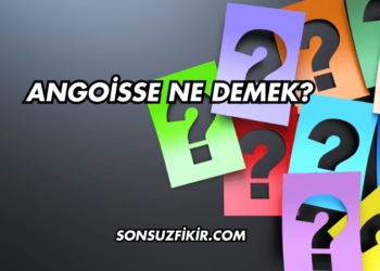 Angoisse Ne Demek?
