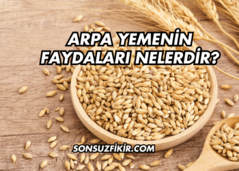 Arpa Yemenin Faydaları Nelerdir?