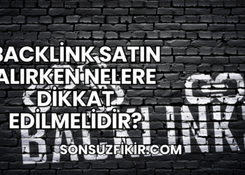 Backlink Satın Alırken Nelere Dikkat Edilmelidir?