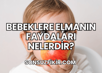 Bebeklere Elmanın Faydaları Nelerdir?