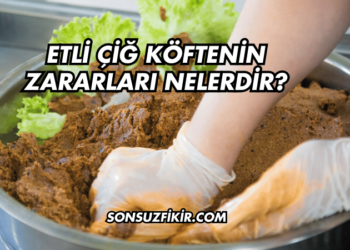 Etli Çiğ Köftenin Zararları Nelerdir?