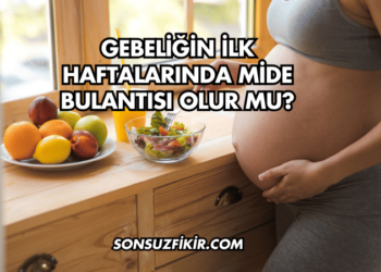 Gebeliğin İlk Haftalarında Mide Bulantısı Olur mu?