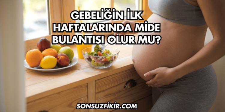 Gebeliğin İlk Haftalarında Mide Bulantısı Olur mu?