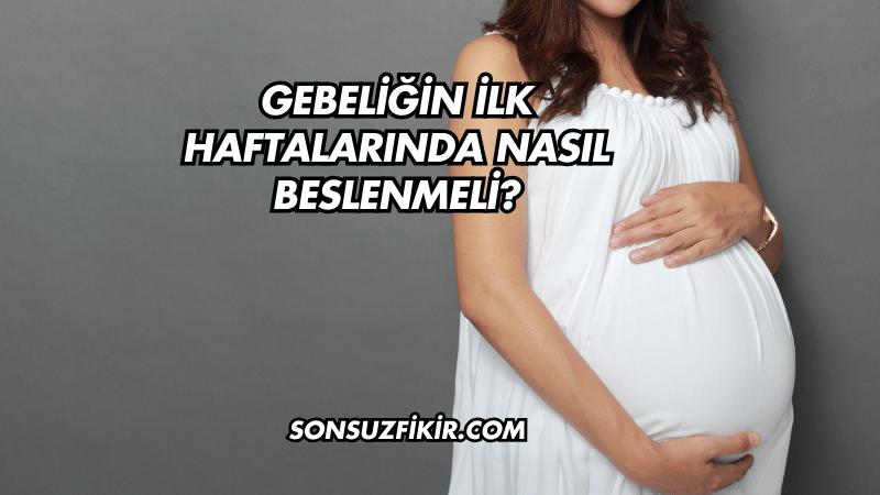 Gebeliğin İlk Haftalarında Nasıl Beslenmeli?