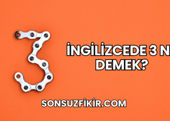 İngilizcede 3 Ne Demek?