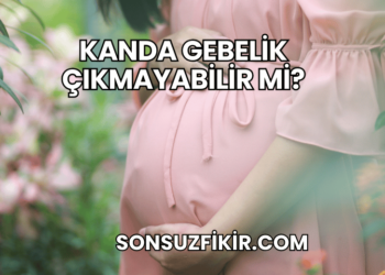 Kanda Gebelik Çıkmayabilir mi?