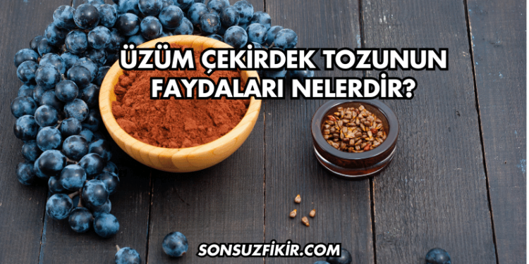 Üzüm Çekirdek Tozunun Faydaları Nelerdir?
