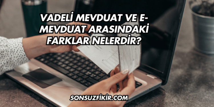 Vadeli Mevduat ve E-Mevduat Arasındaki Farklar Nelerdir?