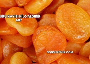 Kuru Kayısı Kilo Aldırır mı?